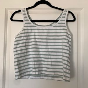 Madewell striped tank top